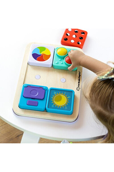 Fat Brain Toys Pătrate senzoriale 3 buc. plastic mobil