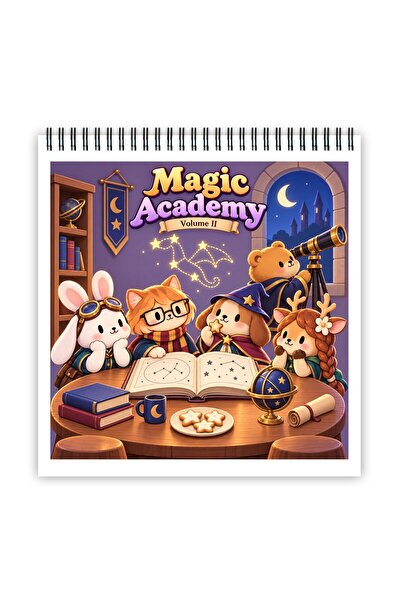 Legendary Gifts Carte de colorat, 50 de ilustrații Magic Academy - Volumul II...