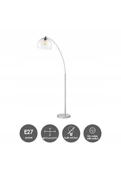 Home Sweet Home Lampadar negru vintage E27 172cm D766