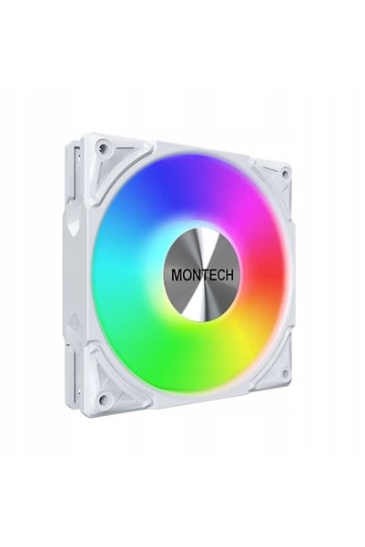 MONTECH Ventilator Metal Pro 12 ARGB PWM Alb 120mm
