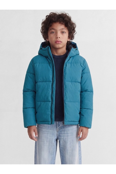 Jack & Jones Πουπουλένιο μπουφάν για αγόρια, με κουκούλα, κανονική εφαρμογή, ...
