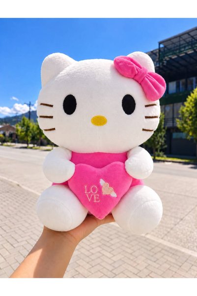 Pufiş Toys Hello Kitty Peluş Oyuncak Hediyelik Peluş Oyuncak 35cm - Peluş Oyu...