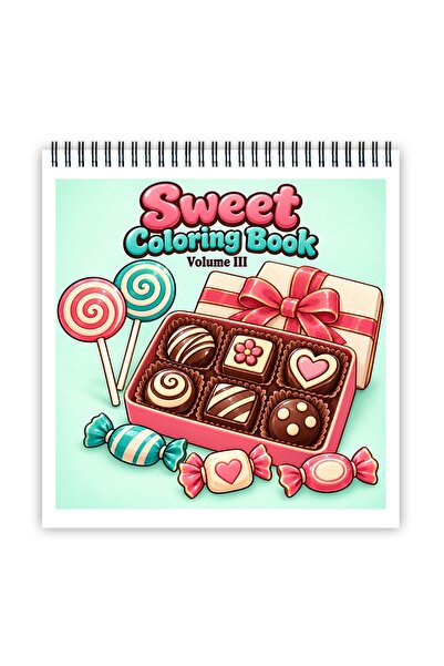 Legendary Gifts Carte de colorat, 45 de ilustrații Sweet Coloring Book - Volu...