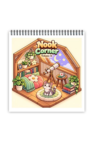 Legendary Gifts Carte de colorat, 50 de ilustrații Nook Corner - Volumul II, ...