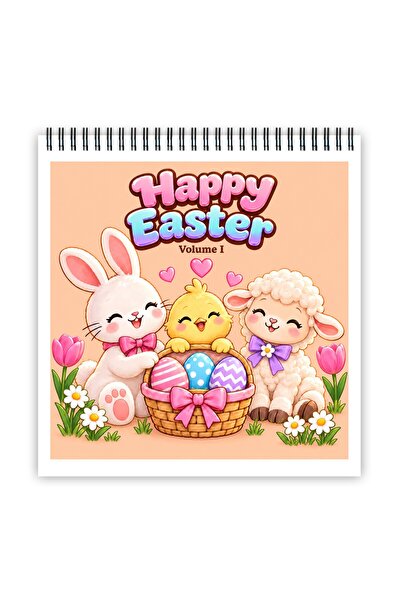 Legendary Gifts Carte de colorat, 50 de ilustrații Happy Easter - Volumul I, ...