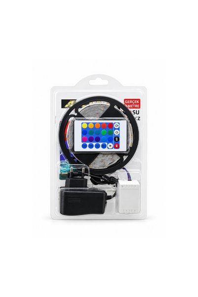 ARNEER Atc Şerit Led 5Mt Rgb Kumandalı Tek Çipli 1 Adet