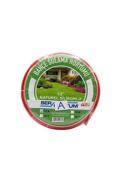 ARNEER Kyk Seffaf Silikonlu 1/2 20Mt Su Hortum 1 Adet