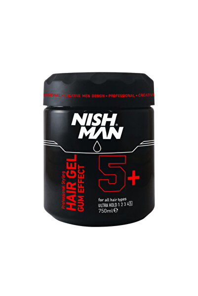 NISHMAN Professional Hair Styling Hair Gel 5+ Sea Salt Ultra Hold