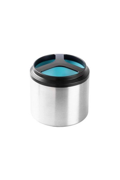 Turkishsouq 036-01-Tedemei Blue Stainless Steel Round Thermos 1L