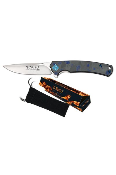Tokisu Σουγιάς D2 Penknife Carbon Fiber-G.10 6.80cm 18873
