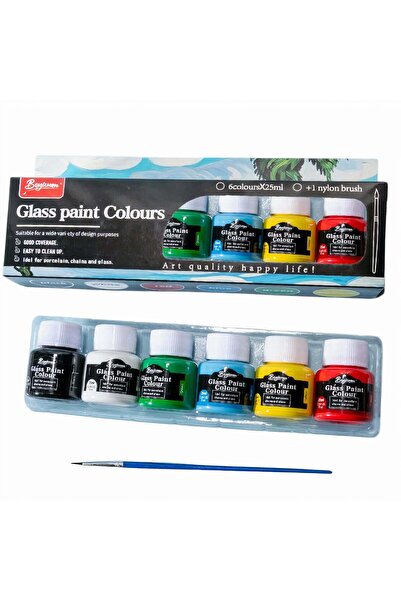 Reduceri Engros Watercolors in Jar 25ml on Glass 6/set, Different Colors with...