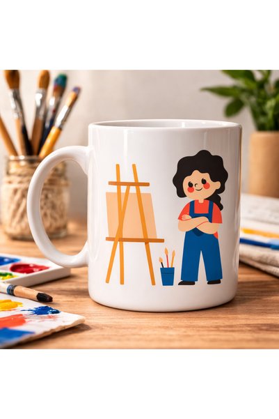ASTRALTECH Porcelanska šolja dizajnirana od strane slikara, model 163 – Šolja...