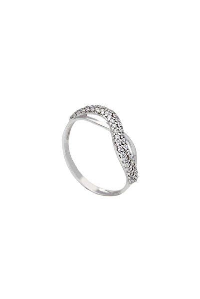 Mentzos Δαχτυλίδι από λευκόχρυσο k9 με ζιργκόν (κωδικός S222127)
