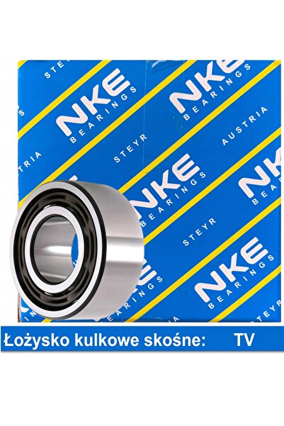 NKE 3207-B-TV Rulment cu bile cu contact unghiular, cu două rânduri