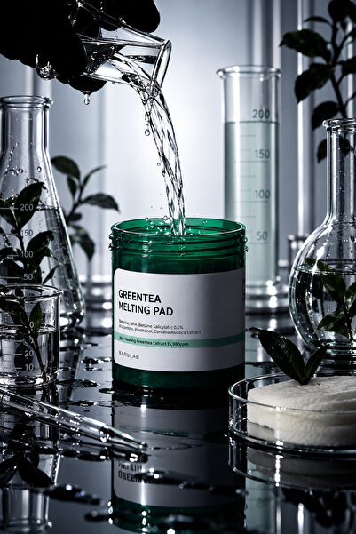 Barulab Greentea Melting Pad %0.5 BHA İçeren Yeşil Çay Özlü Peeling ve Yatıştırıcı Tonik Ped 150 Adet