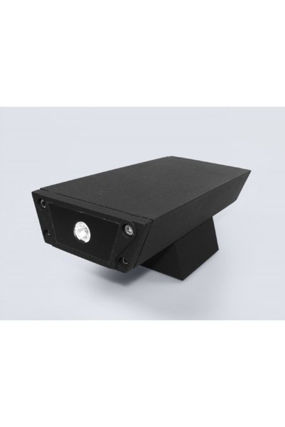 Bowi Sebald 3Wx2 WW negru IP54 lumină LED de fațadă