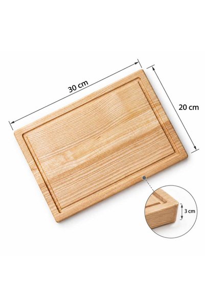 yemenler ahşap Handmade Small Size Natural Wood Meat and Vegetable Cutting Board
