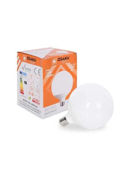 ARNEER Ledg021 G125 20W Beyaz Glop Led Ampül 1 Adet