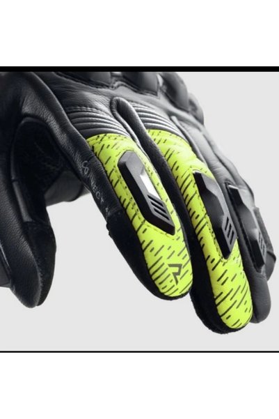 Rebelhorn Glv Viper Leather Gloves Yellow