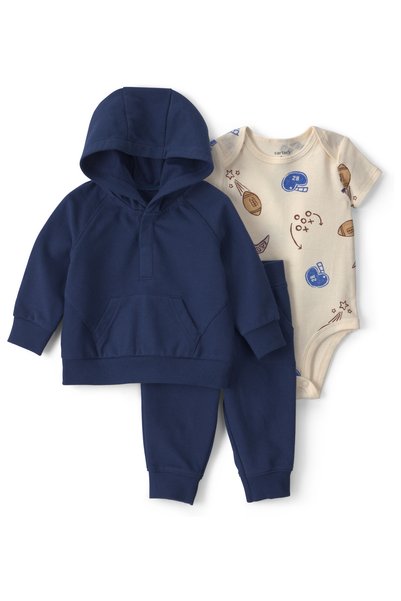 Carter's Baby Boy 3-Piece Cardigan Set 3 Months-24 Months Blue