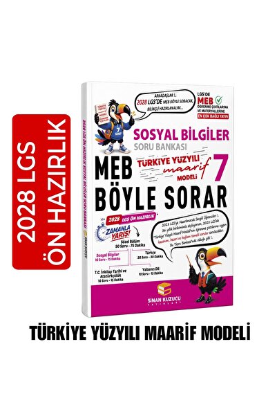 SİNAN KUZUCU YAYINLARI SİNAN KUZUCU 7. SINIF SOSYAL BİLGİLER 2027 MAARİF