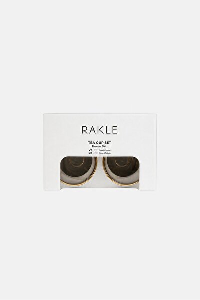 Rakle 4 Pcs Tea Cup Set, Multicolor