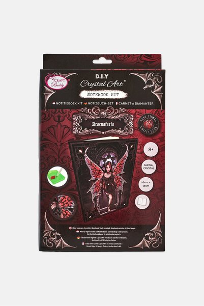 Craft Buddy DIY Crystal Art Notebook Kit, Multicolor
