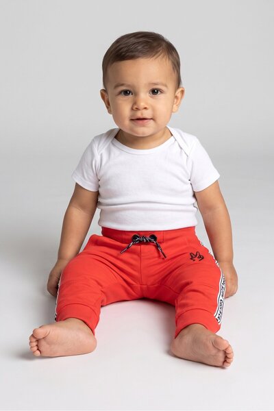 Feetje Toddlers Boy Embroidered Pants, Multicolor