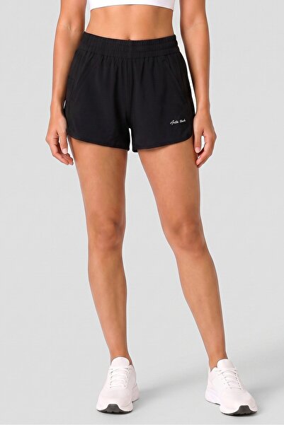 Anta Women Relaxed Fit Training Shorts, Black