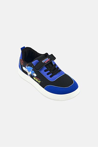 SEGA Kids Boy Sonic The Hedgehog Velcro Closure Casual Shoes, Multicolor