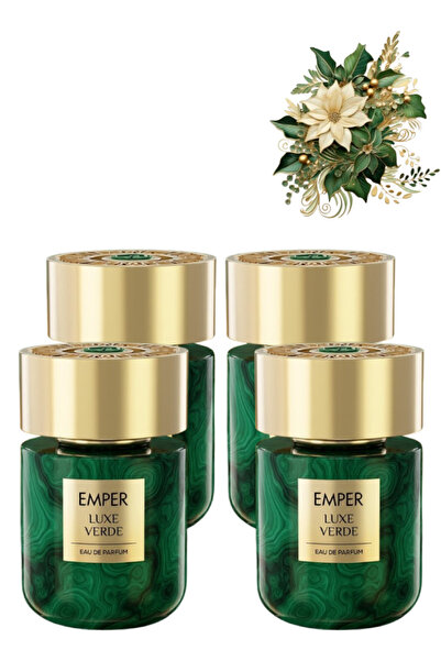 Emper 4 قطع عطر Luxe Verde 100 مل