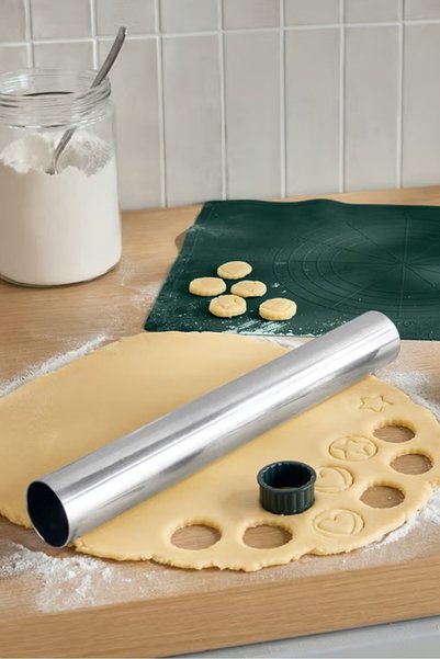 Tchibo 3-In-1 Pastry Roller, Multicolor