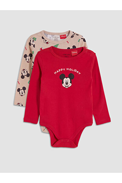 LC Waikiki I 2-Pack Mickey Mouse Printed Baby Snap Bodysuits from Freezen Store