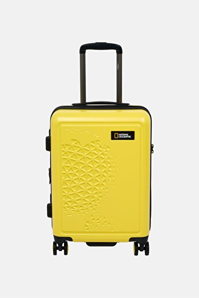 NATIONAL GEOGRAPHIC 20 Inch Hardshell Cabin Spinner Luggage, Yellow