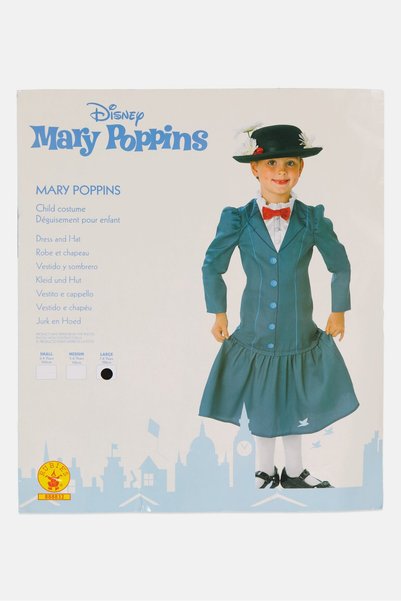 Rubbies Kids Girl Disney Mary Poppins Costume, Multicolor
