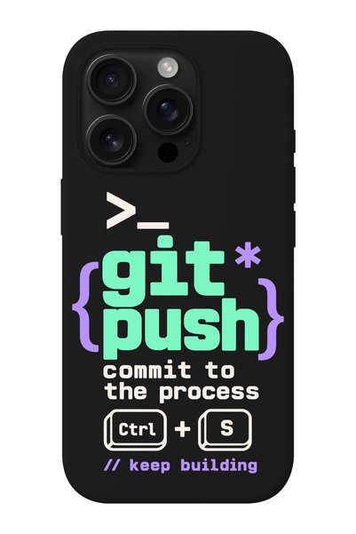 shoptocase حافظة هاتف من السيليكون TPU متوافقة مع برنامج GitPush لهاتف iPhone...