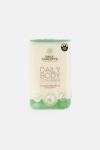 Daily Concepts Daily Body Scrubber, Off White