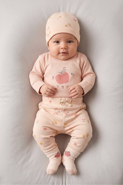 RENE ROFE Toddlers Girl 4 Pcs Embroidered Top And Bottom Set, Multicolor