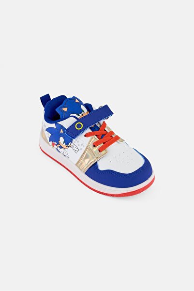 SEGA Kids Boy Sonic The Hedgehog Velcro Closure Casual Shoes, Multicolor