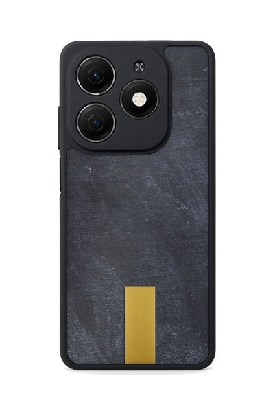 TECNO Spark 20 Compatible Printed, Matte Black, Soft Silicone, Protective, Sh...