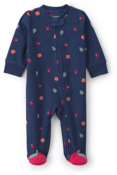 Carter's Kız Bebek Polar Tulum Yenidoğan-9 Ay Mavi