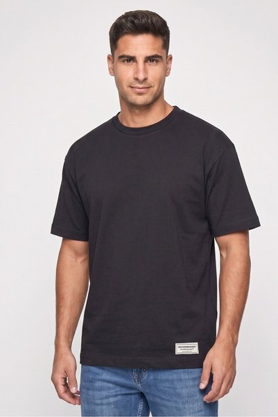 The Giving Movement Men Crew Neck Short Sleeve Graphic T-Shirt, Black