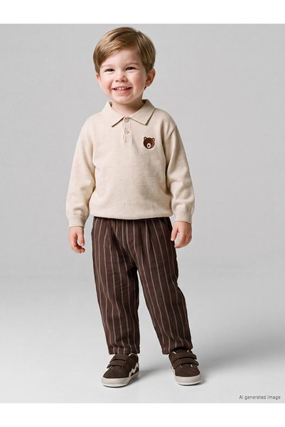LC Waikiki Quality Pieces from Çelebi Store Striped Baby Boy Pants