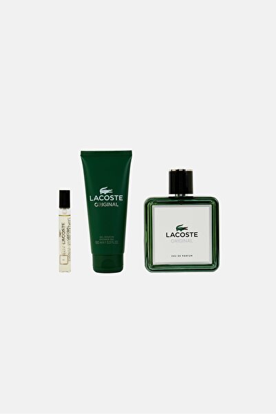 Lacoste 3 Pcs Original Eau De Parfum 100ml And Shower Gel Gift Set