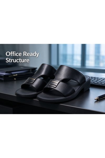 Huanhuan Shoe شباشب رجالية عصرية متعددة الاستخدامات بنعل سميك ومضاد للانزلاق،...