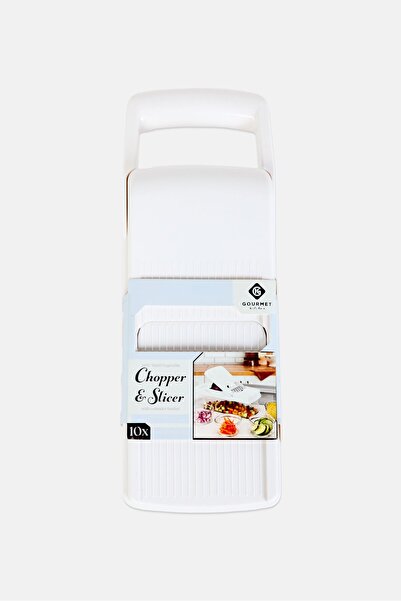 Gourmet 12Pcs Vegetable Chopper Slicer, Off White