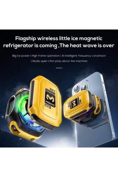 GENERAL MEMO CX12 Magnetic Phone Cooler Fan – RGB Gaming Cooling Fan, Mobile ...
