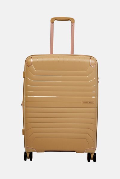 Rock 25 Inch Hardshell Cabin Spinner Luggage, Beige