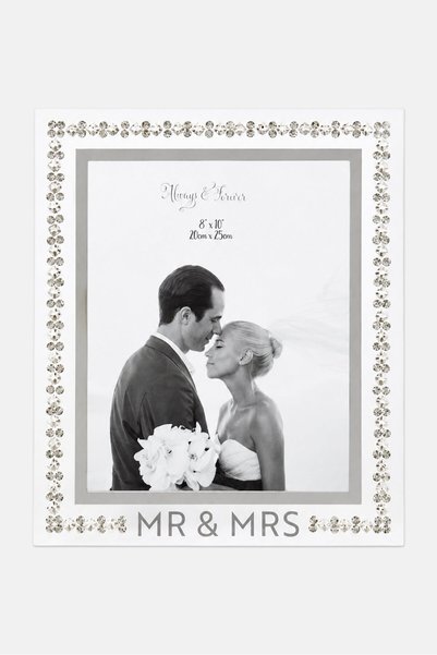 Celebrations Always and Forever Crystal Border Photo Frame