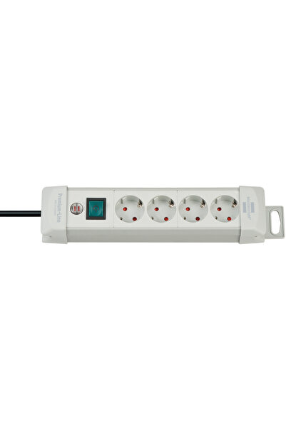 Brennenstuhl Premium-Line extension cord, 4 sockets, 1.8 m cable, switch, lig...